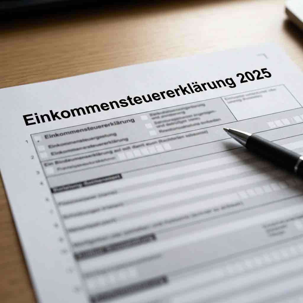 Einkommensteuererklärung 2025 Formular